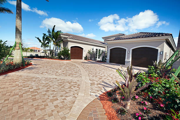 Permeable Paver Driveway in Mission Canyon, CA